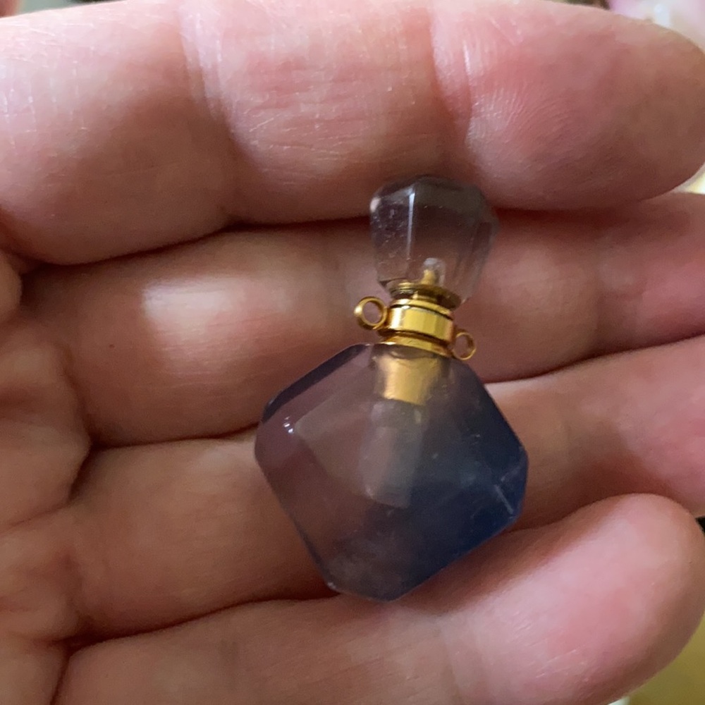 Vintage fluorite pendent - Picture 5 of 5